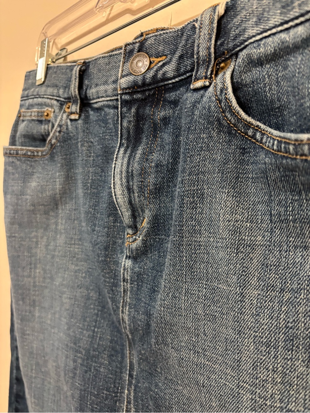 Ralph Lauren Blue Denim Pencil Skirt - Picture 3 of 6